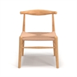 Pemberly Row Contemporary Wood Papercord Dining Chair in Natural