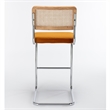 Pemberly Row Contemporary Bar Height Stools (Set of 2) in Brown