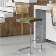 Pemberly Row Contemporary Bar Height Stools (Set of 2) in Olive