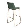 Pemberly Row Contemporary Bar Height Stools (Set of 2) in Green