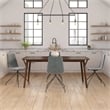 Pemberly Row Contemporary Velvet Swivel Side Chair in Silver