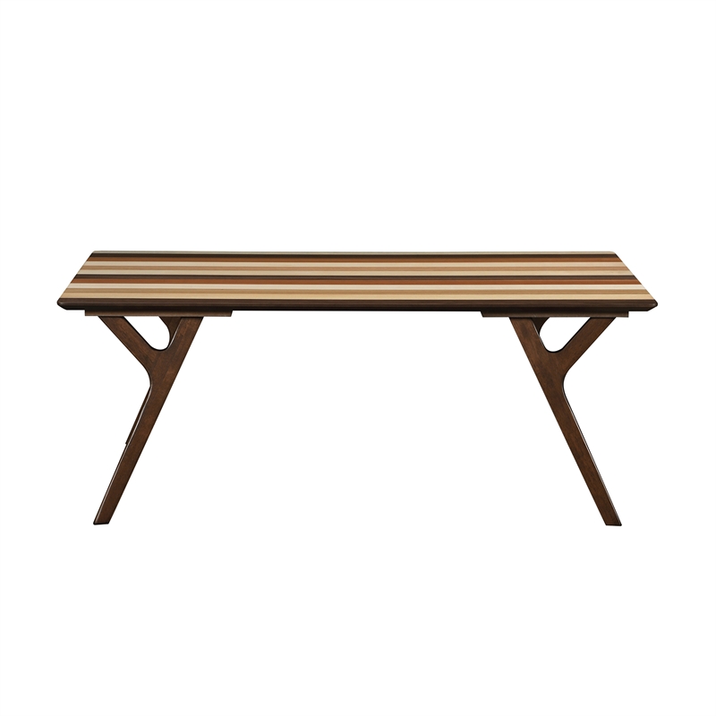 Pemberly Row Solid Wood Construction Coffee Table in Multicolor