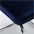 Pemberly Row Cane Back Velvet Side Chair (Set of 2) in Sapphire