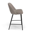 Pemberly Row Modern Counter Height Stools (Set of 2) in Gray