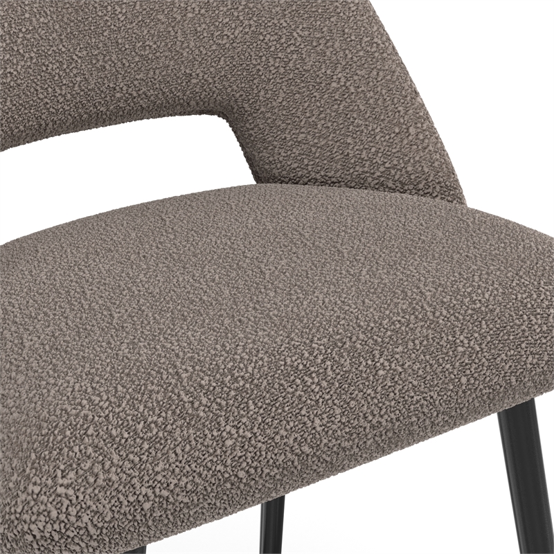 Pemberly Row Modern Counter Height Stools (Set of 2) in Gray