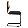 Pemberly Row Cane Back Boucle Side Chair (Set Of 2) in Black