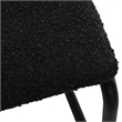 Pemberly Row Cane Back Boucle Side Chair (Set Of 2) in Black