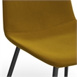 Pemberly Row Velvet Side Chairs (Set of 2) in Vintage Bronze