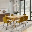 Pemberly Row Velvet Side Chairs (Set of 2) in Vintage Bronze