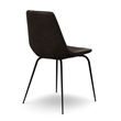 Pemberly Row Vegan Leather Side Chairs (Set of 2) in Tobacco