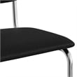 Pemberly Row Fabric Counter Height Stool (Set of 2) in Black