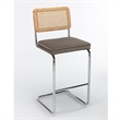 Pemberly Row Contemporary Bar Height Stools - (Set of 2) in Gray