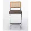 Pemberly Row Contemporary Bar Height Stools - (Set of 2) in Gray