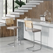 Pemberly Row Contemporary Bar Height Stools - (Set of 2) in Gray