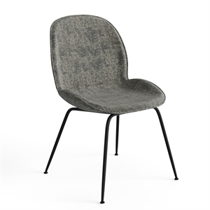 Pemberly Row Fabric Side Chairs with Black Matte Metal Legs (Set of 2)
