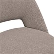 Pemberly Row Boucle Upholstered Seat and Back Side Chair (Set of 2) in Gray