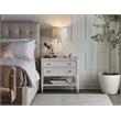 Pemberly Row Transitional Wood 2-Drawers Nightstand in White