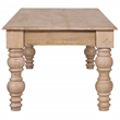 Pemberley Row Solid Mango Wood Natural Coffee Table Rectangular French-Country Design 18