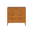 Pemberly Row Twin Murphy Bed Chest w/ Mattress & Built-in Charger - Light Toffee