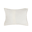 Pemberly Row Modern Cotton Linen Eggshell Beige Standard Sham