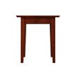 Pemberly Row Set of 2 Murphy Full Bed Chest with Mattress & Side Table in Walnut