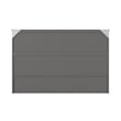 Pemberly Row Set of 2 Queen Murphy Bed Chest & Side Table in Gray