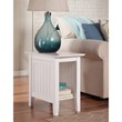 Pemberly Row Set of 2 Queen Murphy Bed Chest  & Side Table in White
