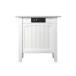 Pemberly Row Set of 2 Queen Murphy Bed Chest & Side Table in White