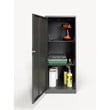 Pemberly Row 3 Shelf Personal Metal Locker Storage Cabinet Locking Charcoal