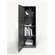 Pemberly Row 4 Shelf Personal Metal Locker Storage Cabinet Locking Charcoal