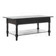 Pemberly Row Modern / Contemporary Wood Coffee Table in Black