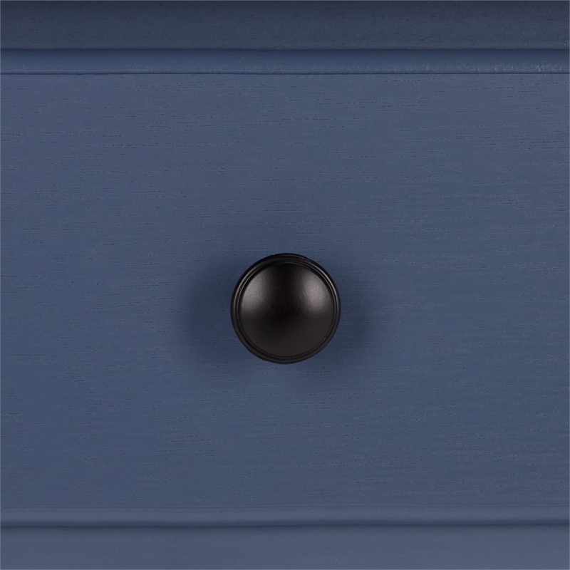 Pemberly Row Transitional Pine Corner Table in Bold Red