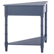 Pemberly Row Transitional Pine Corner Table in Bold Red