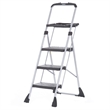 Pemberly Row Contemporary Three Step Max Steel Work Platform