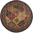 Pemberly Row Modern / Contemporary Red Traditional Rug - Round 8'