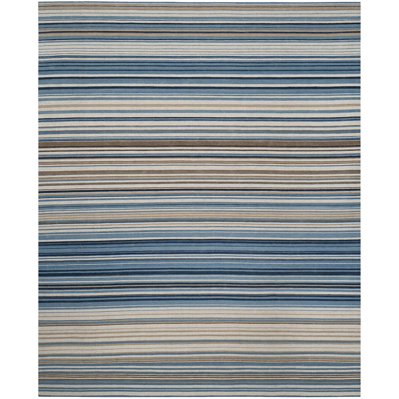 Pemberly Row Modern / Contemporary 6' x 9' Rug in Blue Finish