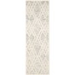 Pemberly Row Modern 5' X 8' Hand Tufted Wool Rug in Gray and Ivory