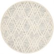 Pemberly Row Modern 5' X 8' Hand Tufted Wool Rug in Gray and Ivory