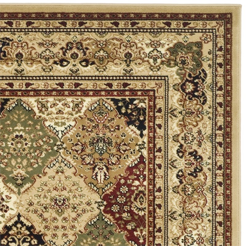 Pemberly Row Contemporary 10' X 14' Power Loomed Rug in and Black