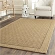 Pemberly Row Contemporary 4' X 6' Power Loomed Rug in Natural