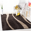 Pemberly Row Modern / Contemporary 5' Square Power Loomed Rug