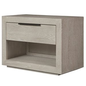 Pemberly Row Modern / Contemporary 1 Drawer Nightstand in Quartz