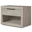 Pemberly Row Modern / Contemporary 1 Drawer Nightstand in Quartz