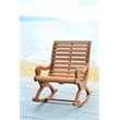 Pemberly Row Modern / Contemporary Wood Rocking Chair in Natural