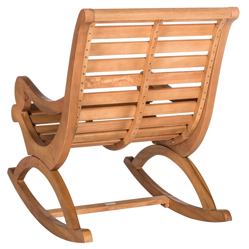 Pemberly Row Modern / Contemporary Wood Rocking Chair in Natural