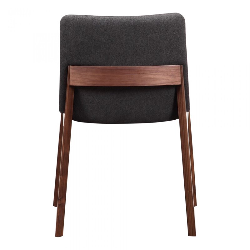 Pemberly Row Modern / Contemporary Dining Chair Gray - Set Of Two