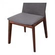 Pemberly Row Modern / Contemporary Dining Chair Gray - Set Of Two