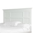 Pemberly Row Traditional Relaxed Soft White King Panel Headboard