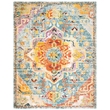 Pemberly Row Modern / Contemporary 9' x 12' Rug in Teal and Red