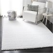 Pemberly Row Modern / Contemporary 6' x 9' Shag Rug in White